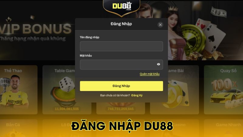 Đăng nhập Du88